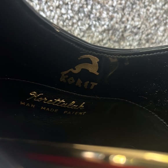 Vintage 1950’s Koret Korrettalak adjustable strap patent leather purse - Picture 5 of 8